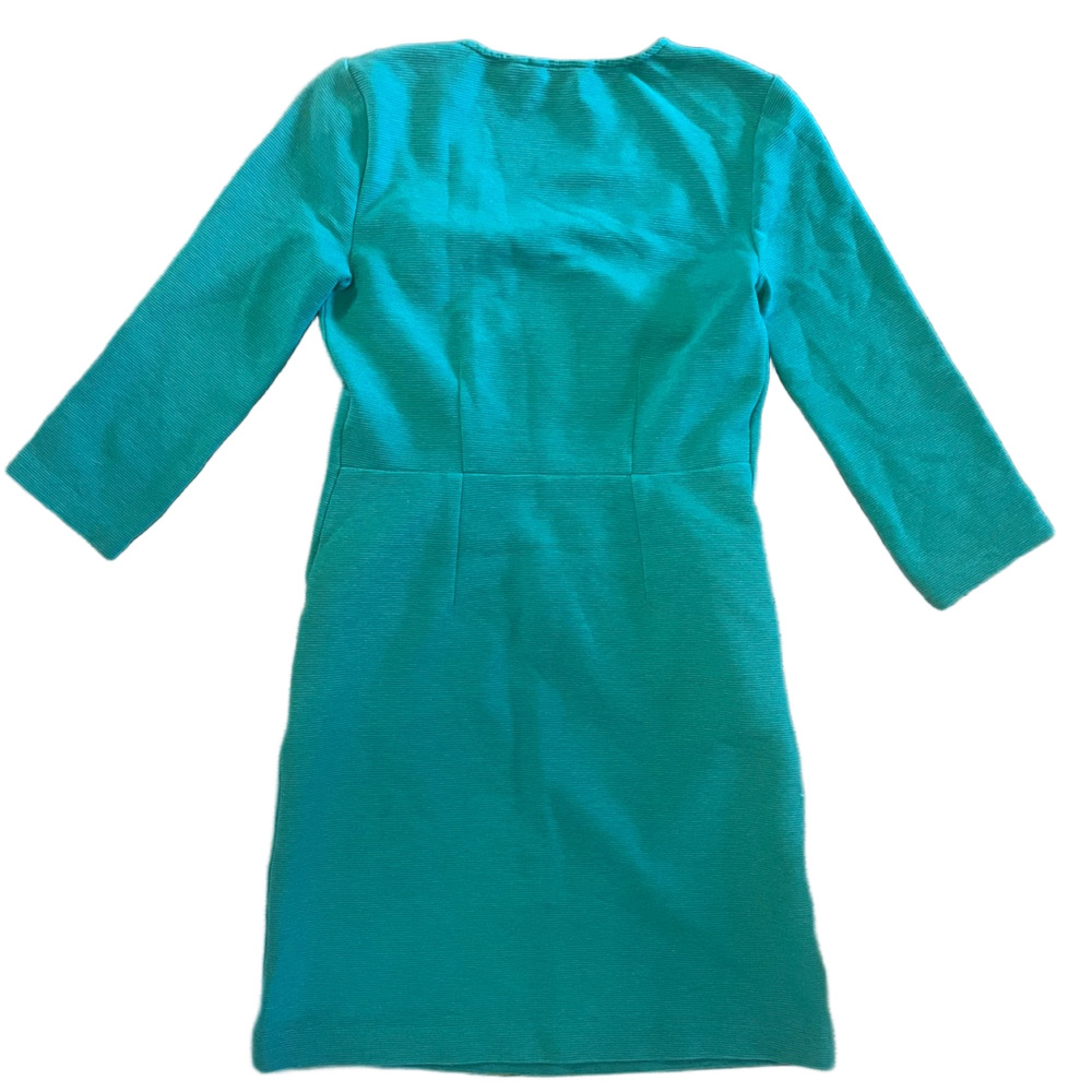 Boden Bronte Ottoman Ponte Sheath Dress Green Size 2R - Picture 4 of 6